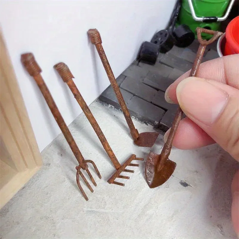 Gardening Tools Toys - 4 шт./упаковка, миниатюрные садовые инструменты
