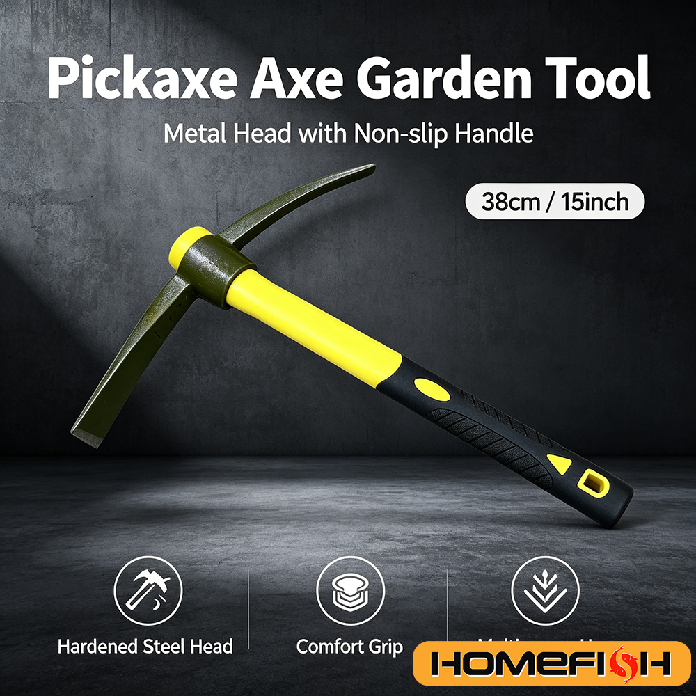 Gardening Tools Yellow - Однокомпонентный 15-дюймовый мотыг-культиватор с желтой ручкой
