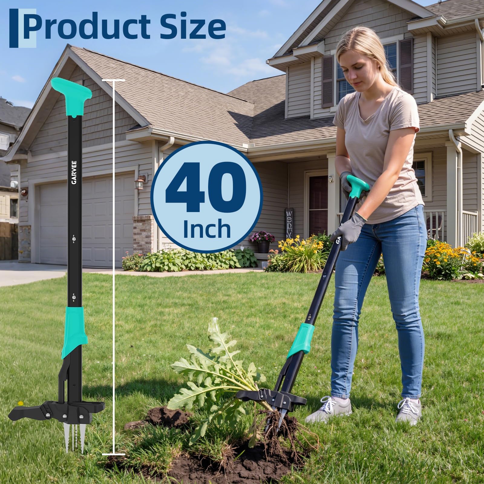 Gardening Tools For Seniors - Длинная ручка для удаления сорняков стоя,