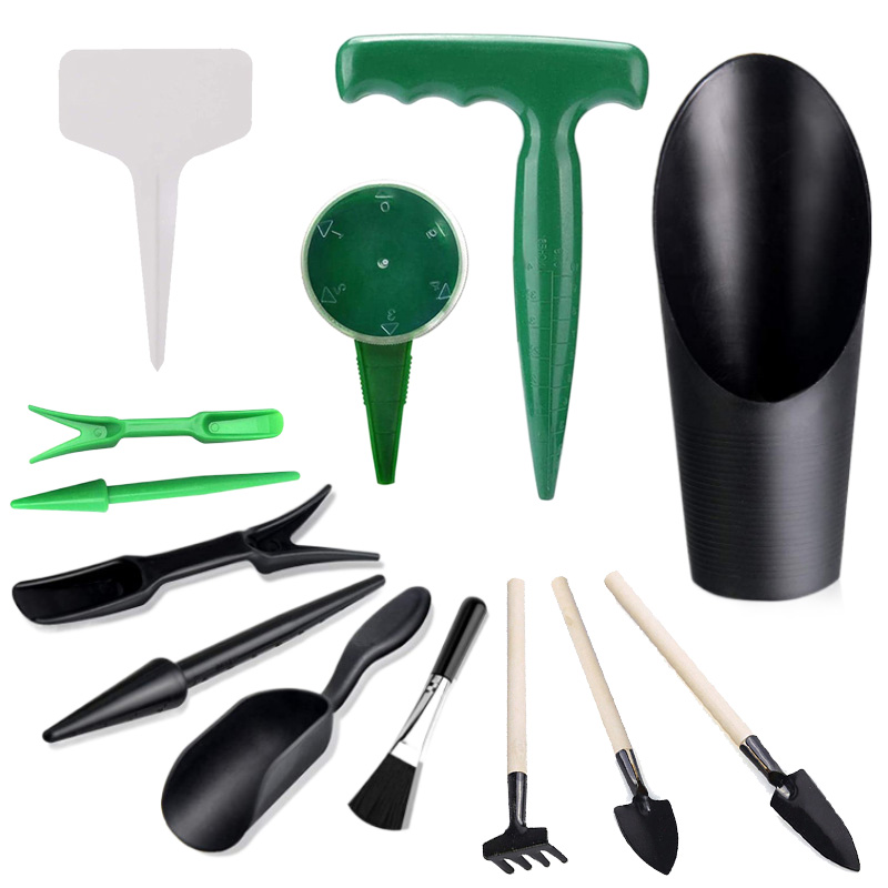 Gardening Tools Labeled - Мини-набор садовых инструментов, этикеточная доска, пластиковые