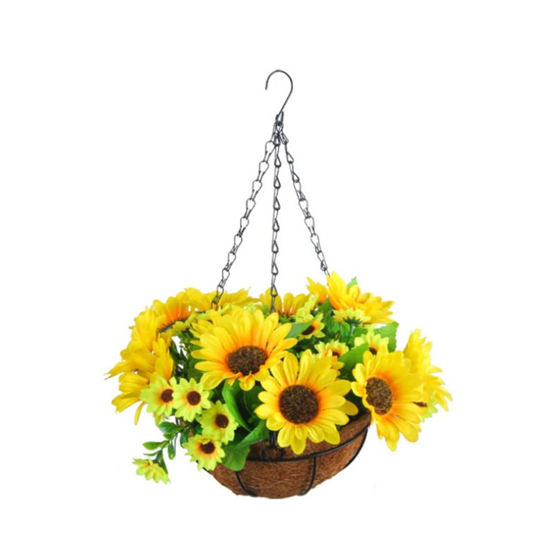 Искусственные подвесные цветы  – обзор и цена Gardening Tools Yellow