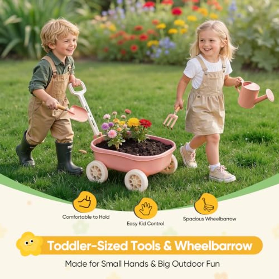 Набор для садоводства с тачкой – обзор и цена Gardening Tools Japan