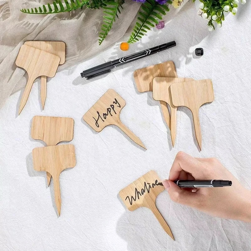 10–60 шт. бамбуковых бирок для – обзор и цена Gardening Tools Labeled