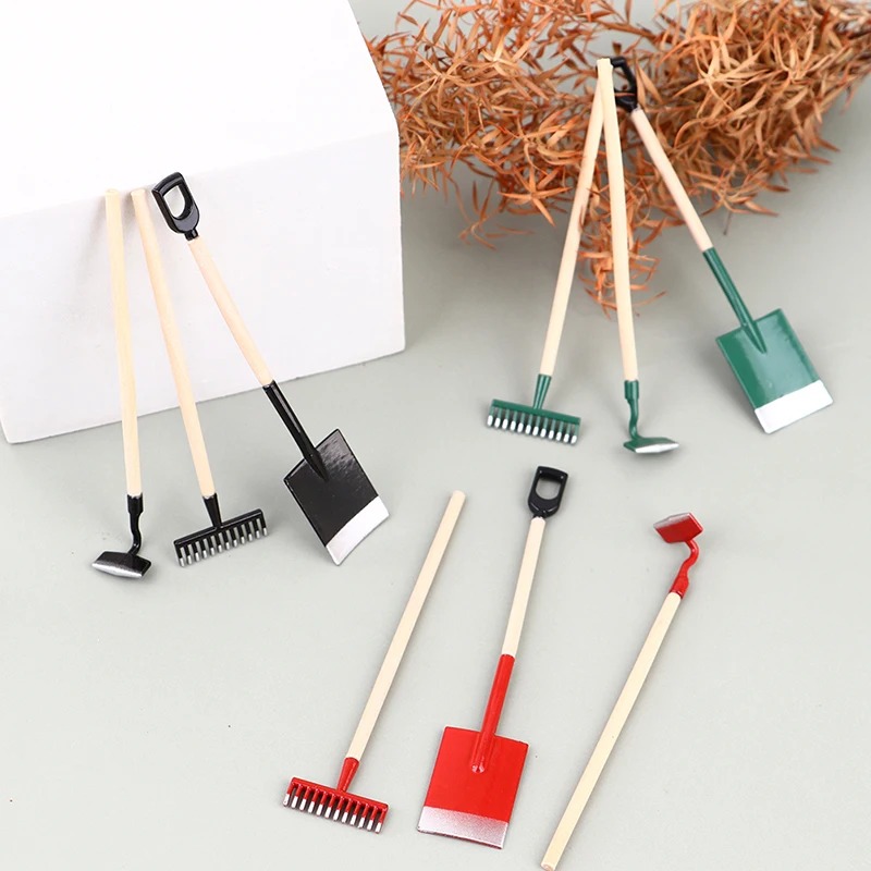 3 шт. 1:12 кукольный домик мин – обзор и цена Gardening Tools Toys