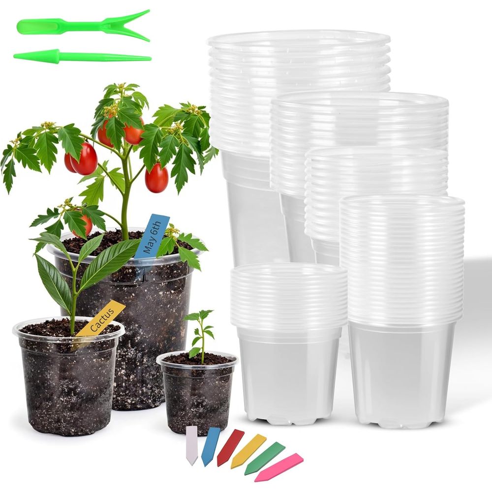 Набор из 60 прозрачных пластик – обзор и цена Gardening Tools Labeled